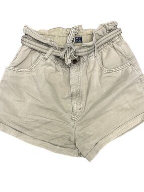 Green High-Waisted Shorts by Abercrombie & Fitch (Size Large)
